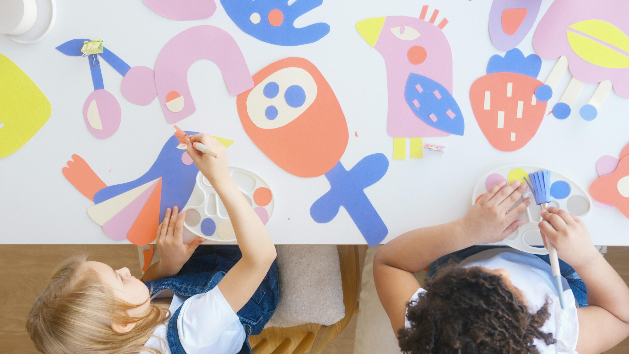 Colourful mural